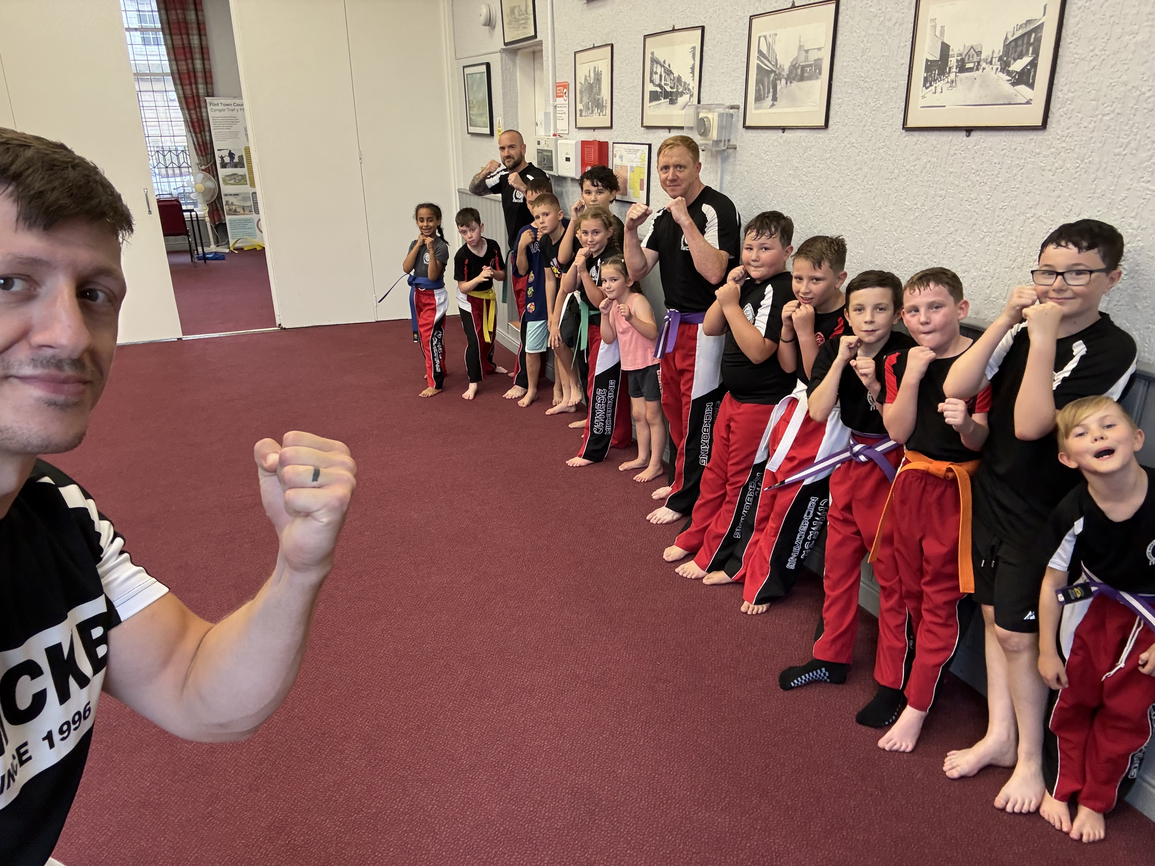 Kickboxing training