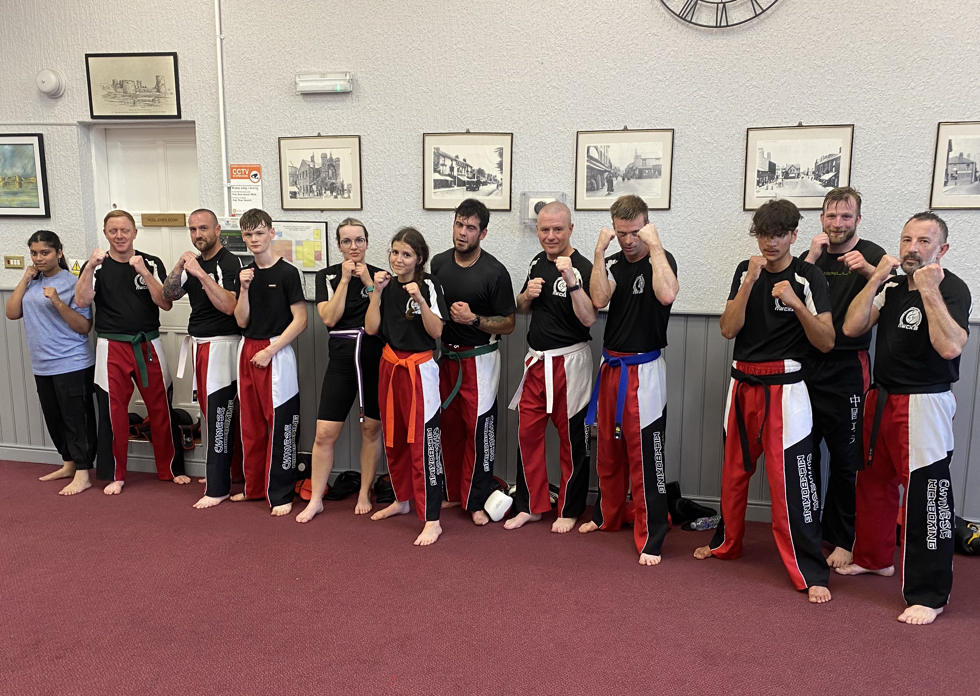 Kickboxing training